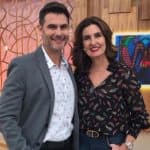 O médico Fernando Gomes e Fátima Bernardes no Encontro (Foto: Divulgação)