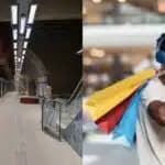 Estação de metrô e homem em shopping (Fotos: Reproduções / Internet / Freepik / Montagem)