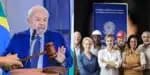 Lula e salário mínimo (Reprodução- Fato/Poder360/Freepik)