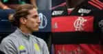 Filipe Luís aos prantos: Bap aceita venda de craque do Flamengo (Foto: Reprodução/Montagem TV Foco)