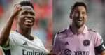 Vini Jr. tem acerto vazado com Flamengo e Messi pode vestir a 10 do Santos - Montagem / TV FOCO