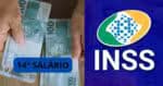 Informe sobre o 14º salário do INSS - Foto; Montagem