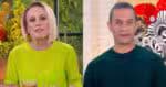 Ana Maria e Fabrício Battaglini no Mais Você (Fotos: Reproduções / Globo)