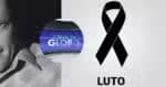 Ator, logo do Jorda da Globo e imagem de luto (Fotos: Reproduções / Globo / Canva) 