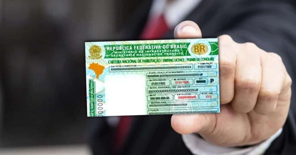 Ilustração de CNH dos motoristas - Foto Reprodução Internet