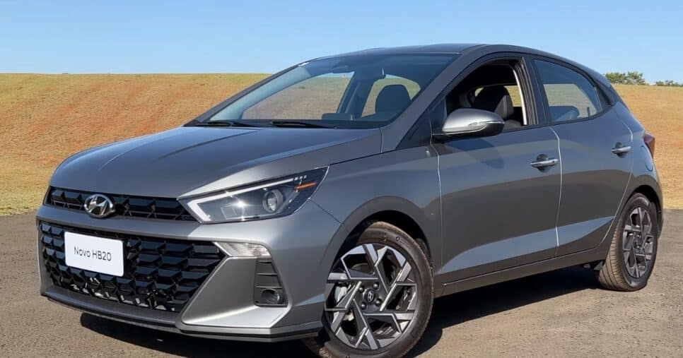 Ilustração de Hyundai HB20 - Foto Reprodução Internet