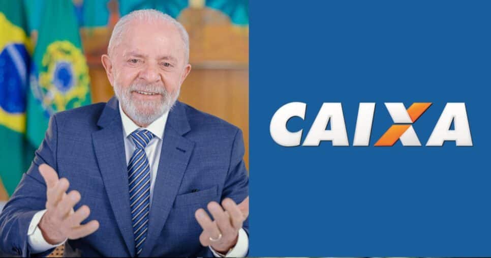 Ilustração de Lula e benefício da Caixa - Foto Reprodução Internet
