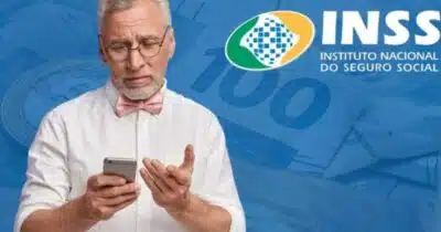 Ilustração de aposentado com INSS - Foto Reprodução Internet