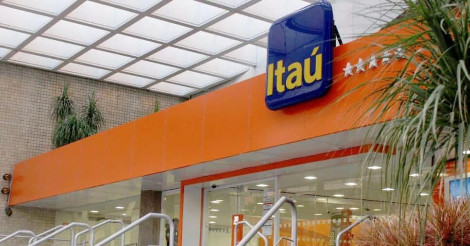 Ilustração de banco do Itaú - Foto Reprodução Internet