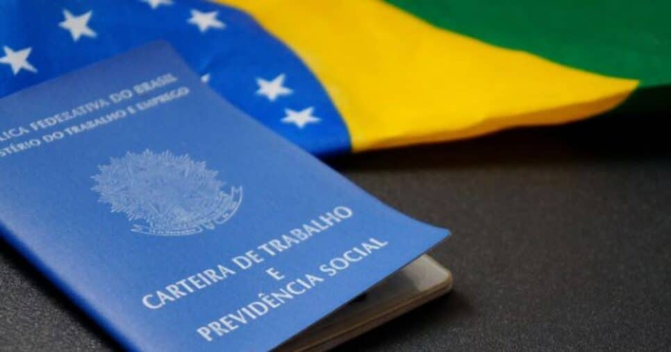 Ilustração de carteira de trabalho - Foto Reprodução Internet