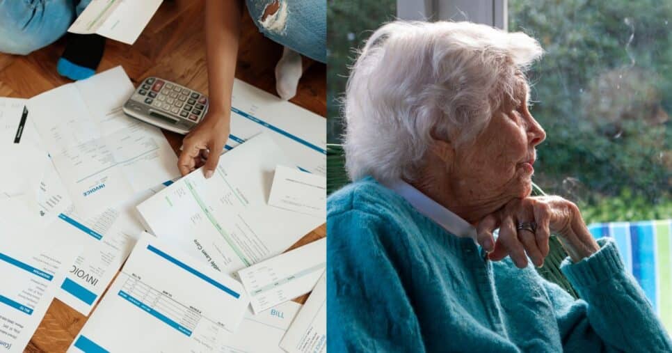 Ilustração de dívidas dos idosos - Foto Reprodução Internet
