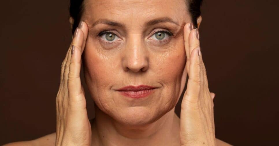 Rosto envelhecido - Foto: Internet