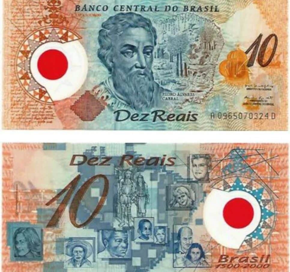 Nota de 10 reais virou peça de colecionador (Foto: Reprodução)