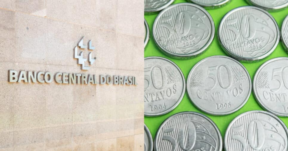Banco Central solta aviso a todos que têm moeda de 50 centavos (Foto: Reprodução/Montagem TV Foco)