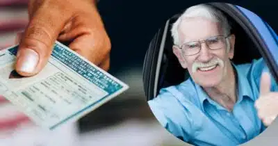 Ilustração de CNH e idoso 65+ (Foto: Reprodução / Canva / Correio do Dia)