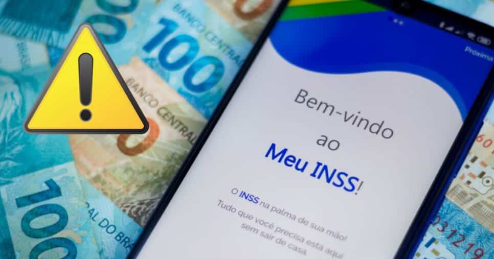 Ilustração de alerta do INSS (Foto: Reprodução / Gov / Montagem Correio do Dia)
reembolso de descontos ilegais do INSS 