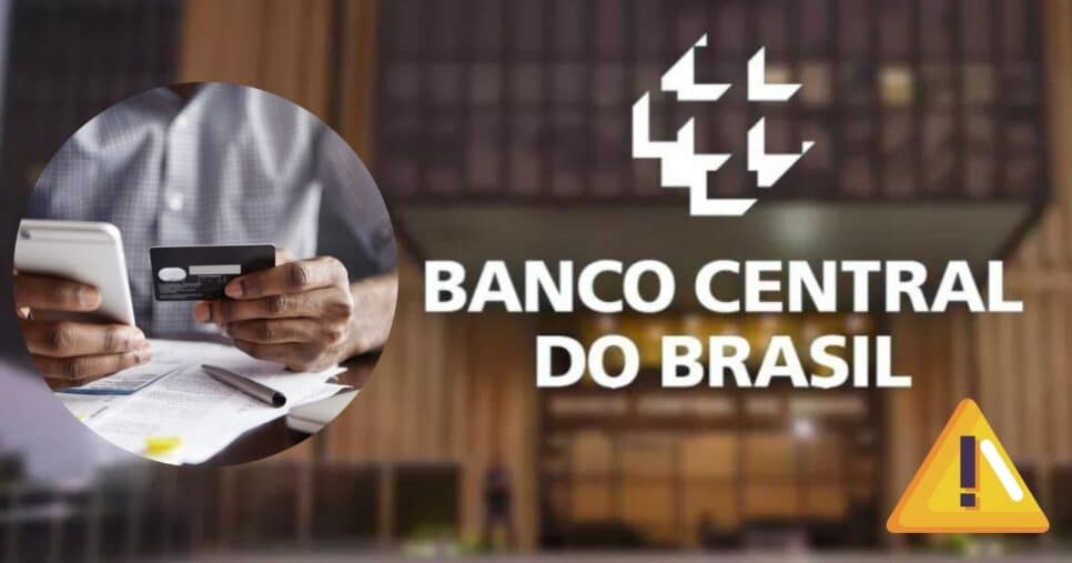 Ilustração de suspensão imediata de conta e alerta do Banco Central (Foto: Reprodução / Canva / Montagem Correio do Dia)