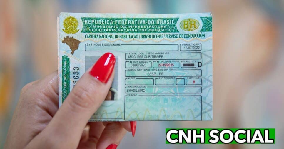 Ilustração CNH Social (Foto: Reprodução / Canva / Montagem Correio do Dia)